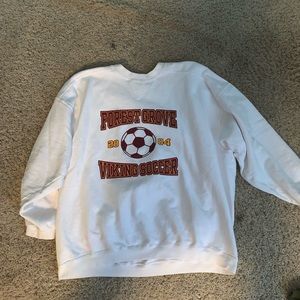 Vintage White Nike Crewneck Sweatshirt